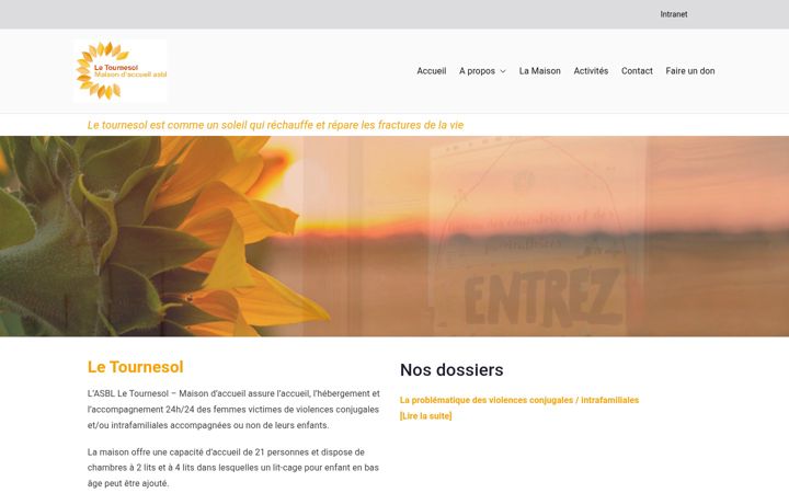 Screenshot of letournesolma.be