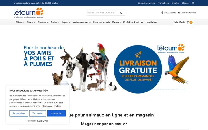 Screenshot of letourno.com