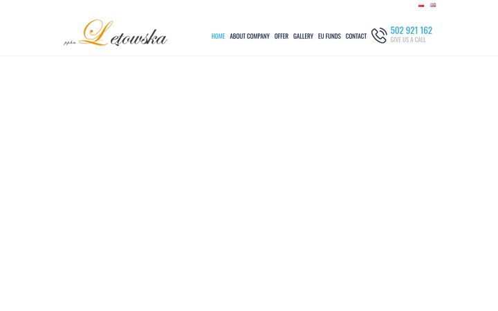Screenshot of letowska.pl