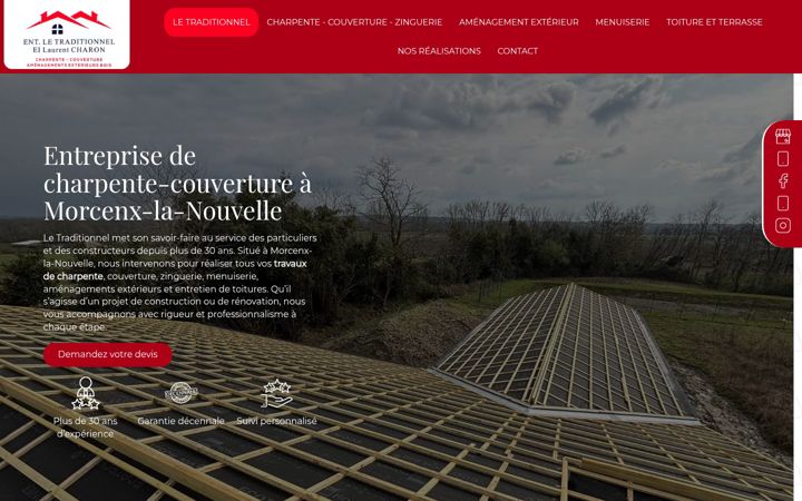 Screenshot of letraditionnelandco.fr