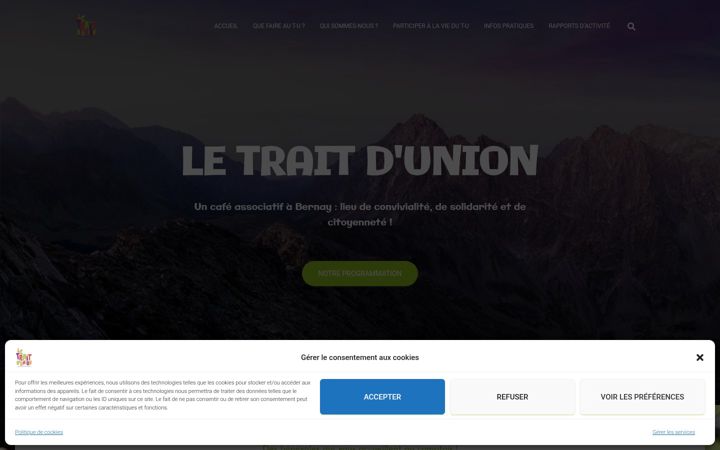 Screenshot of letraitdunionbernay.fr