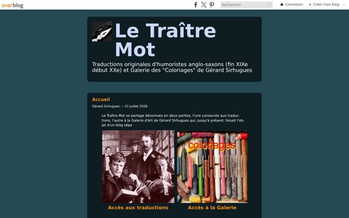 Screenshot of letraitremot.fr