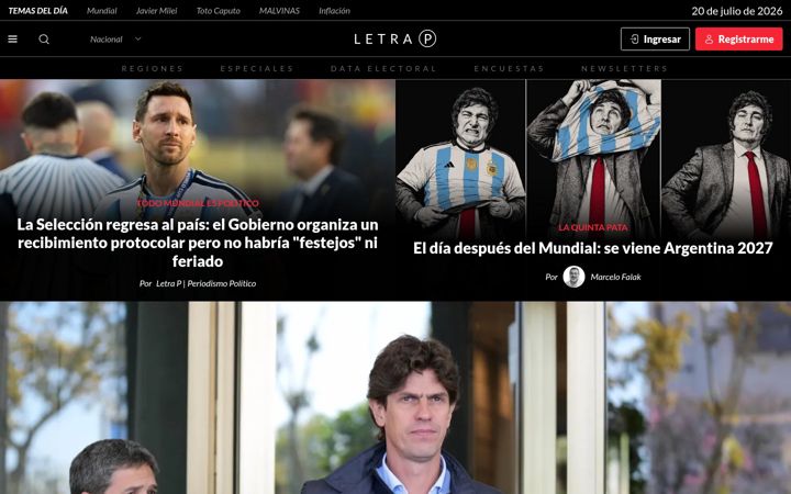 Screenshot of letrap.com.ar