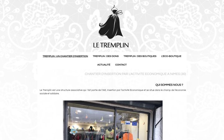 Screenshot of letremplin-nimes.fr