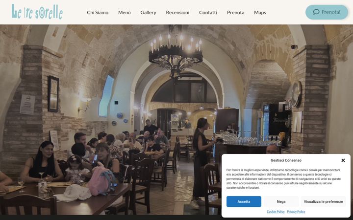Screenshot of letresorellegallipoli.it
