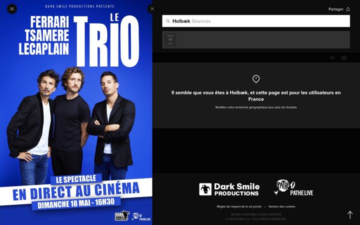 Screenshot of letrioendirectaucinema.com