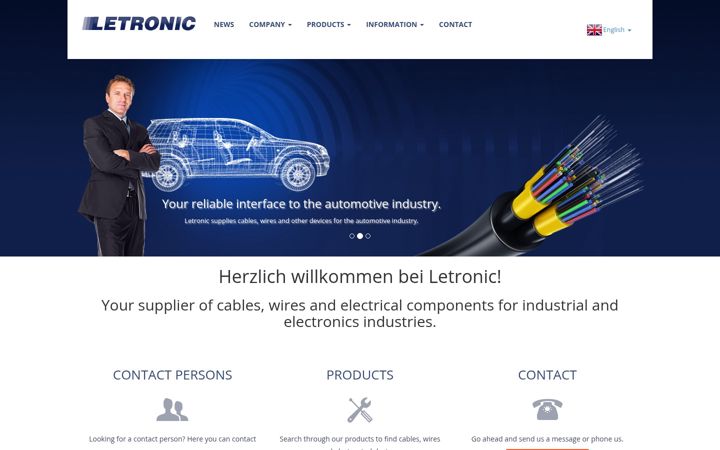 Screenshot of letronic.de