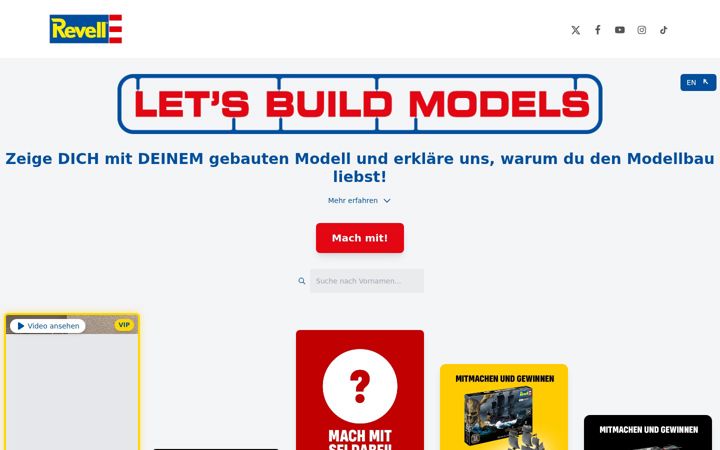 Screenshot of lets-build-models.com