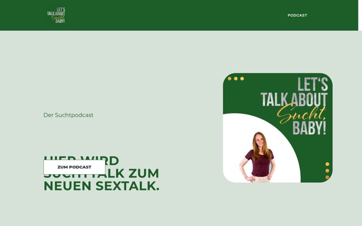 Screenshot of lets-talk-about-sucht-baby.de