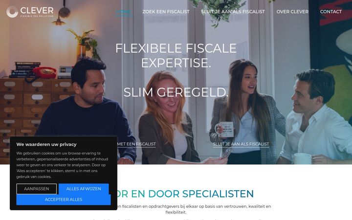 Screenshot of letsbeclever.com