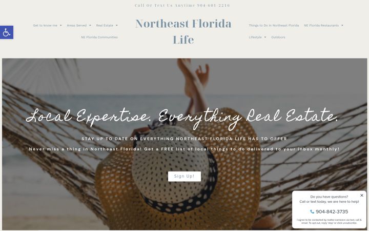 Screenshot of letsbeerealtygirl.com
