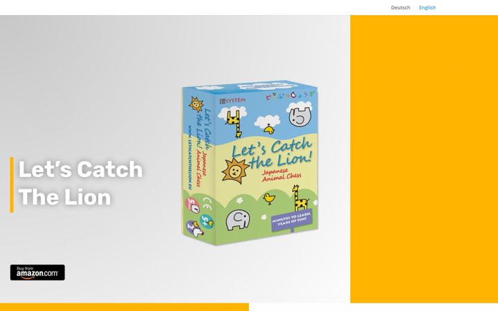 Screenshot of letscatchthelion.eu