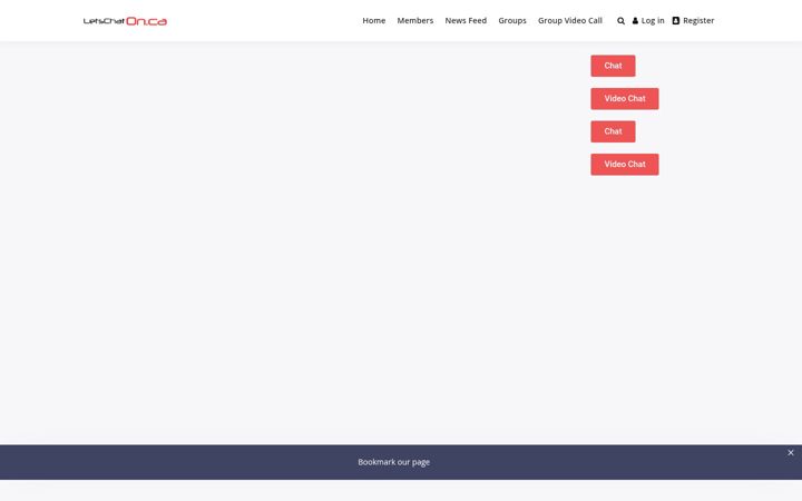 Screenshot of letschaton.ca
