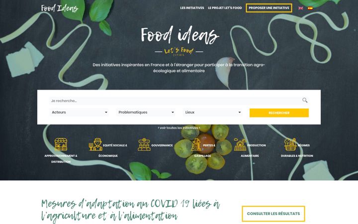 Screenshot of letsfoodideas.com