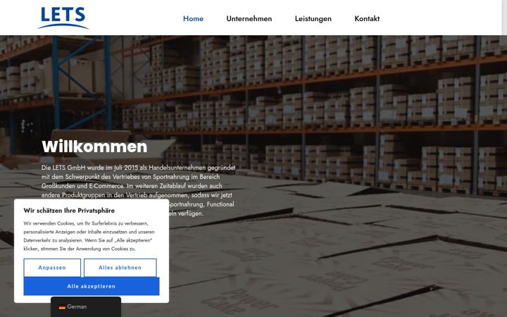 Screenshot of letsgmbh.de