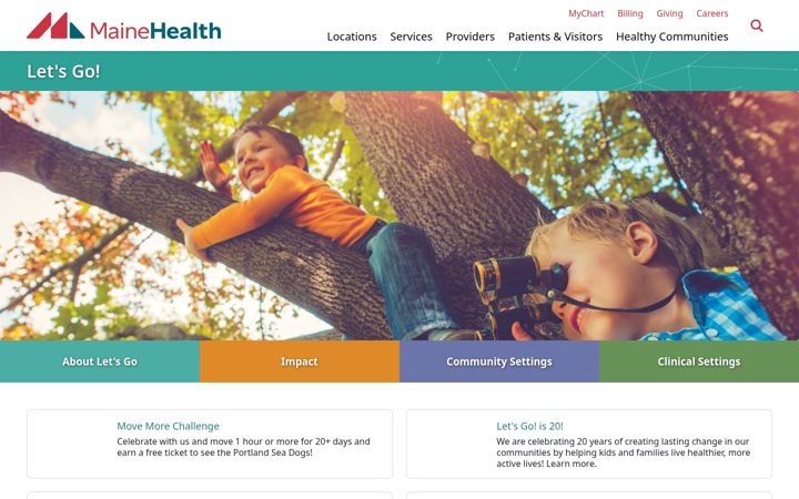 Screenshot of letsgo.org