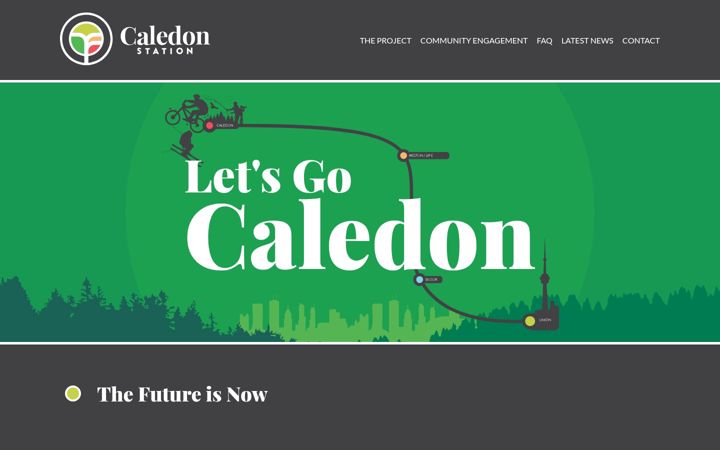 Screenshot of letsgocaledon.ca