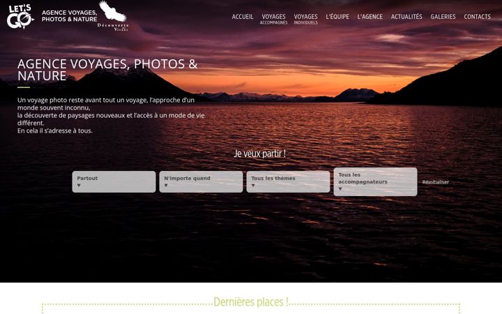 Screenshot of letsgotravel.fr
