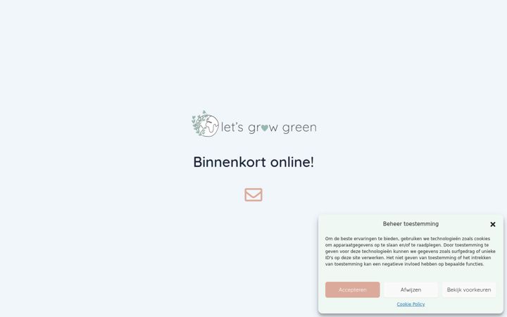 Screenshot of letsgrowgreen.nl