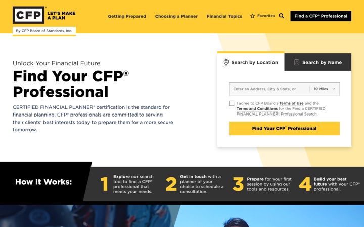 Screenshot of letsmakeaplan.org
