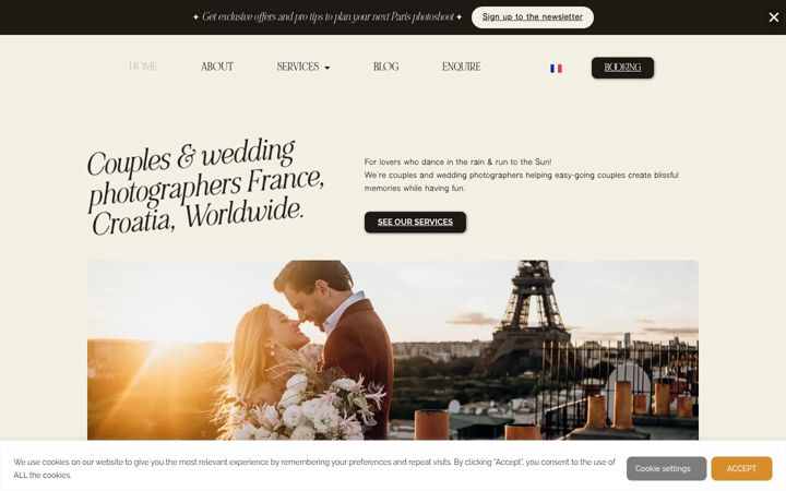 Screenshot of letsruntothesun.com