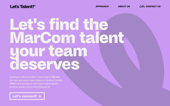 Screenshot of letstalent.be