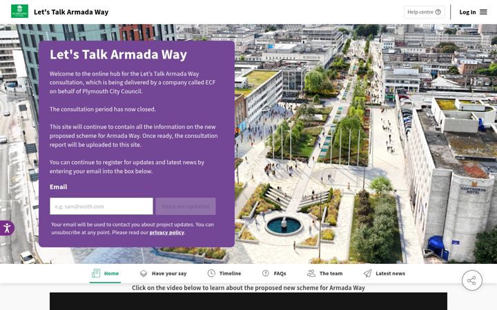 Screenshot of letstalkarmadaway.co.uk