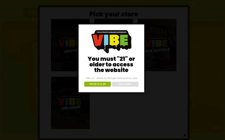 Screenshot of letsvibe420.com