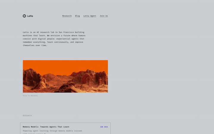 Screenshot ta' letta.com