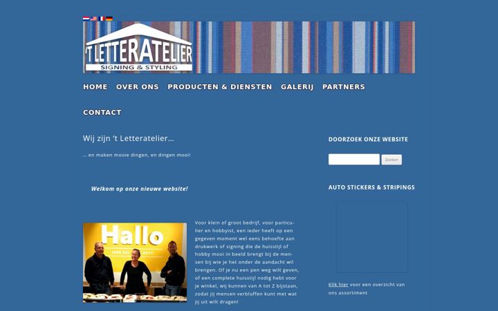 Screenshot of letteratelier.com