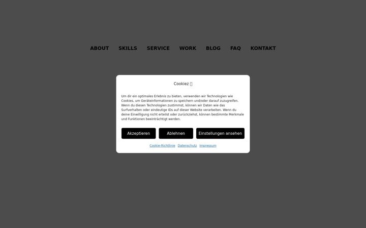 Screenshot of letterfiend.de