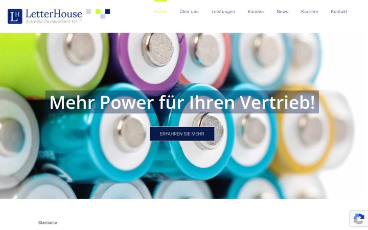 Screenshot of letterhouse.de