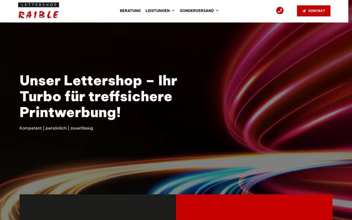 Screenshot of lettershop-raible.de