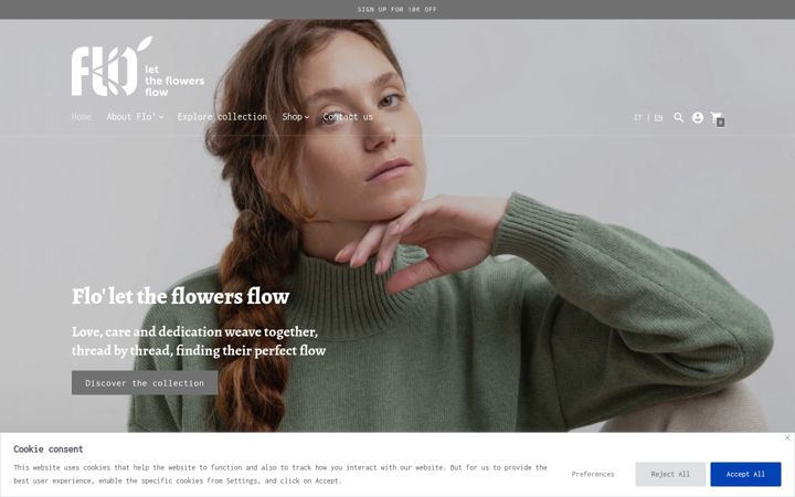 Screenshot of lettheflowersflow.com