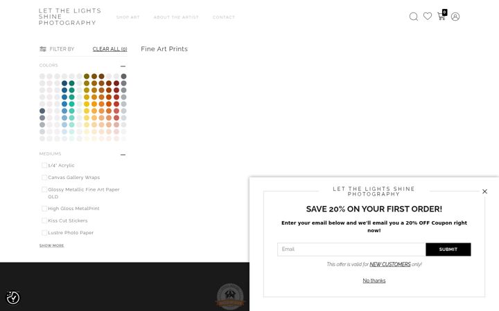 Screenshot of letthelightsshine.com