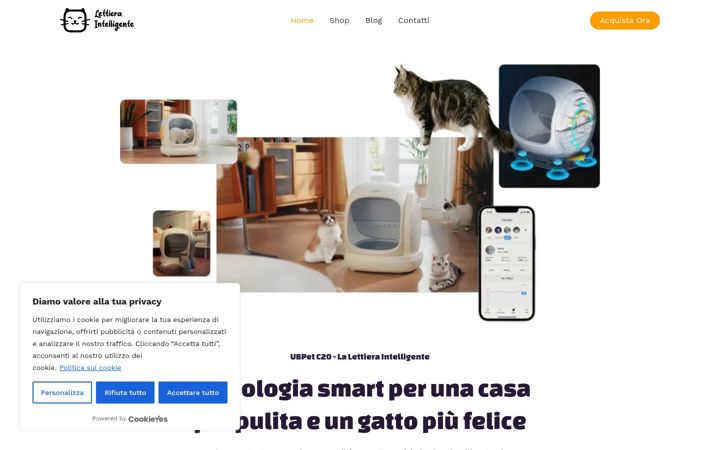 Screenshot of lettieraintelligente.it
