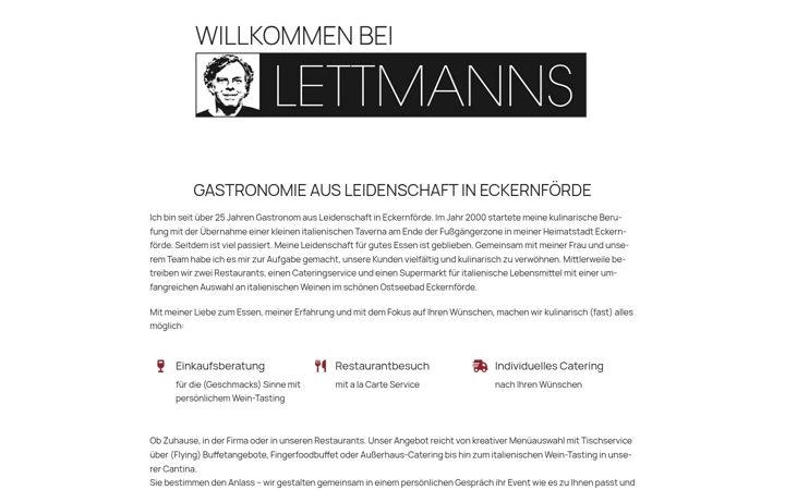 Zrzut ekranu lettmanns.com
