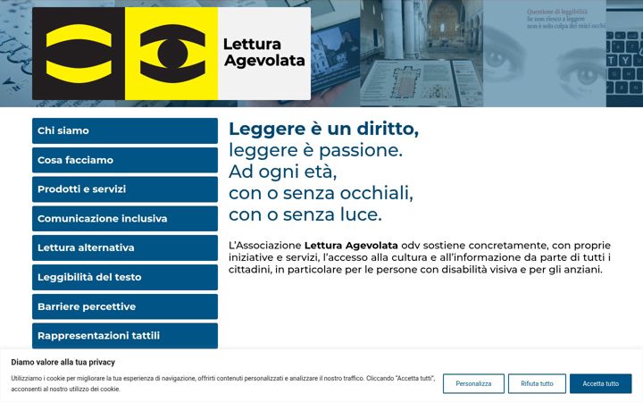 Screenshot of letturagevolata.it