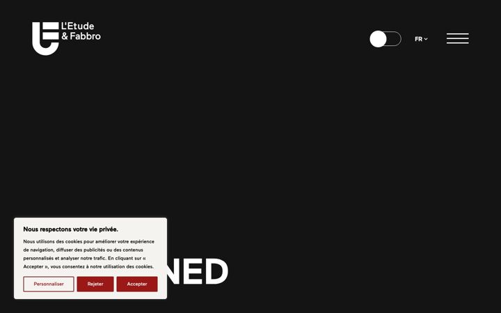 Screenshot of letude-fabbro.ch