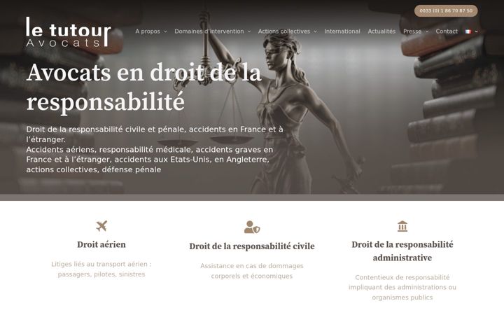 Screenshot of letutour-avocats.fr