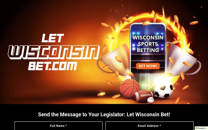 Screenshot of letwisconsinbet.com