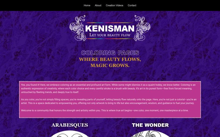 Screenshot of letyourbeautyflow.com