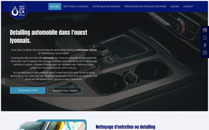 Screenshot of letyourcarshine.fr
