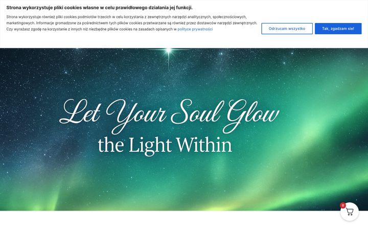 Screenshot of letyoursoulglow.net