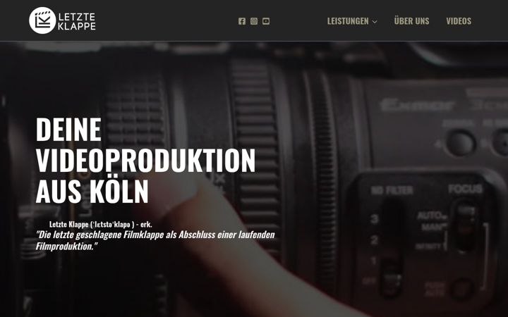 Screenshot of letzteklappe.de
