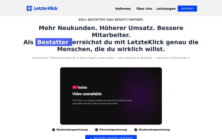 Screenshot of letzteklick.de