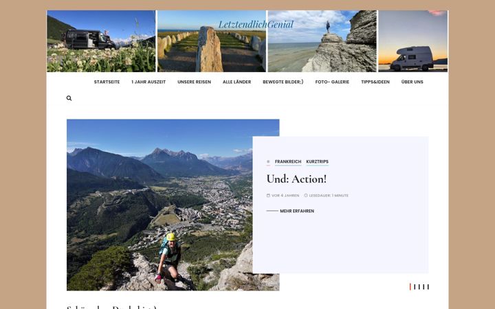 Screenshot of letztendlichgenial.com
