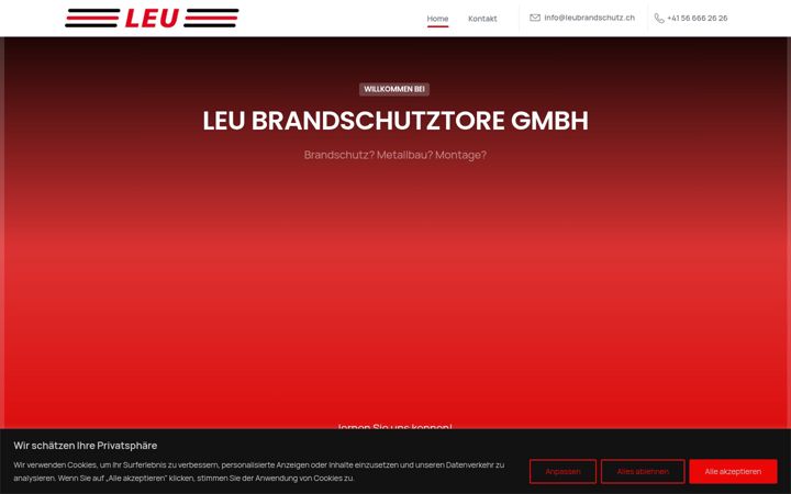 Screenshot of leubrandschutz.ch