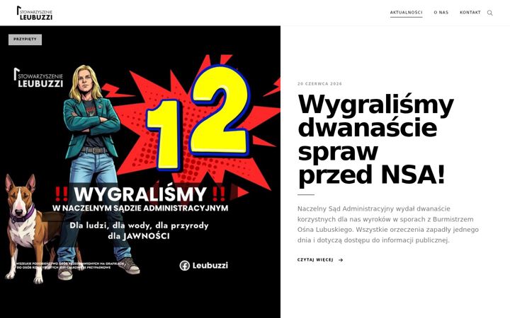 Screenshot of leubuzzi.pl