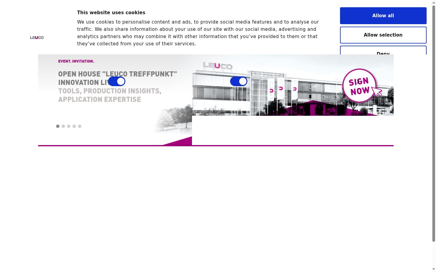 Captura de ecrã do banner de consentimento apresentado antes de qualquer interação